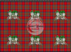 Yılbaşı Temalı Runner ve Supla Kumaşı 3