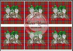 Yılbaşı Temalı Runner ve Supla Kumaşı 3