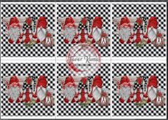 Cüce Baskılı Runner ve Supla Kumaşı