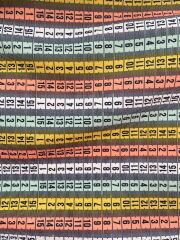 Mezura Desenli Kumaş