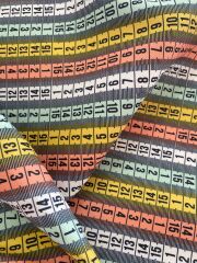 Mezura Desenli Kumaş