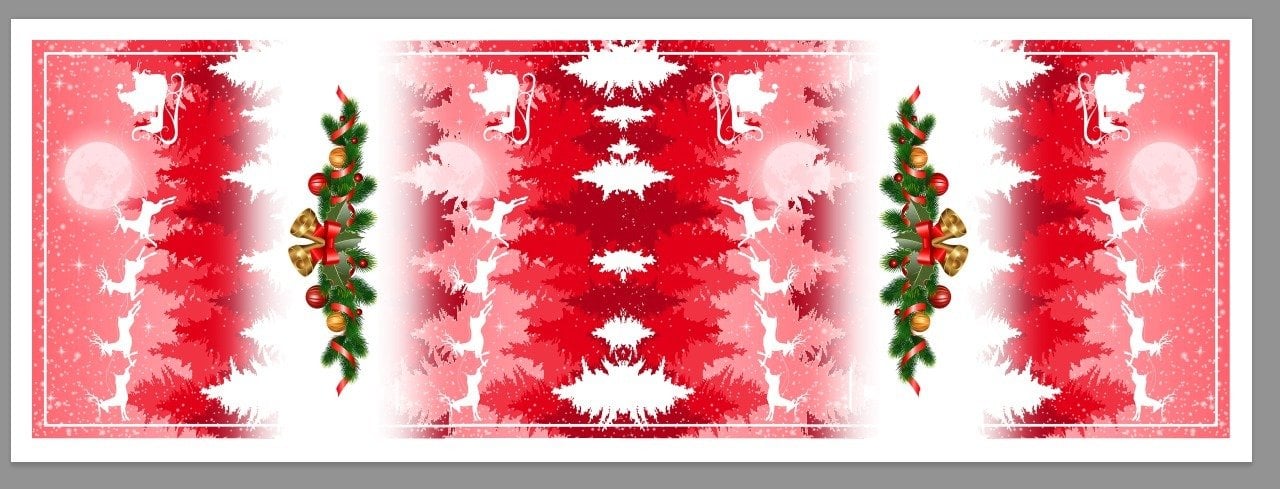 Yılbaşı Temalı Runner ve Supla Kumaşı