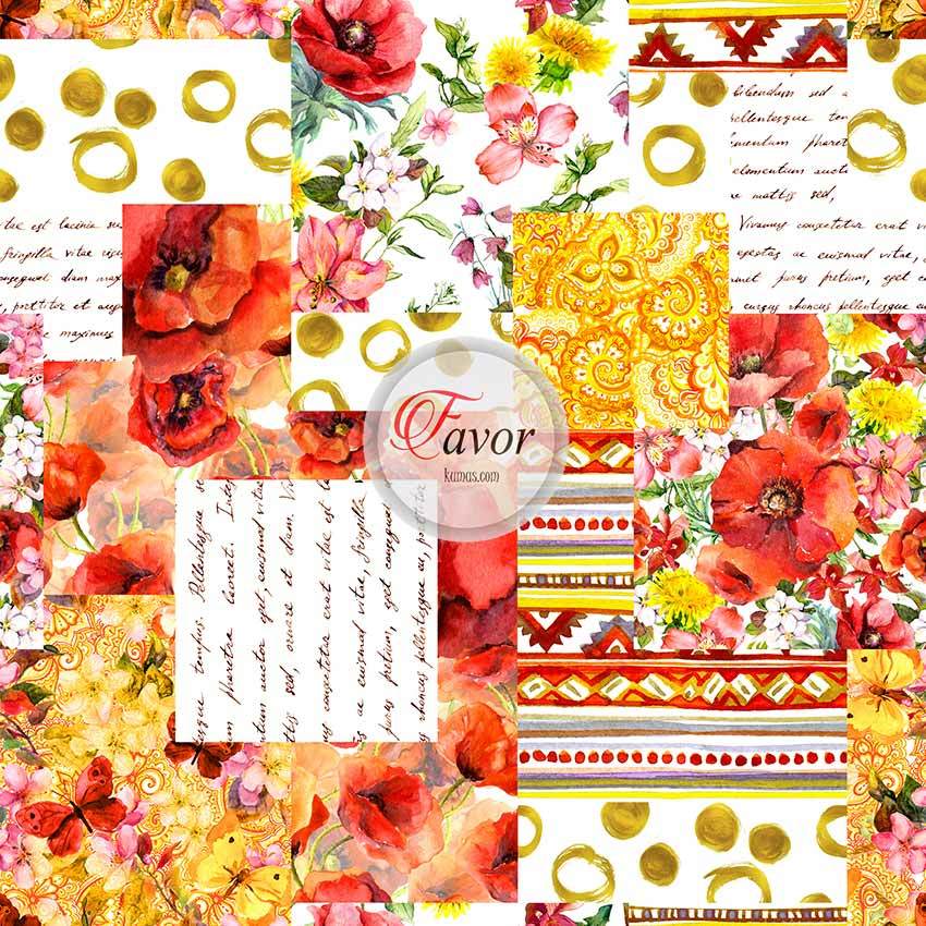Patchwork Desenli kumaş