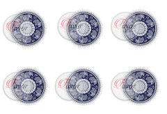 Fil Desenli Runner ve Supla Kumaşı 1 mt-6 adet supla lacivert