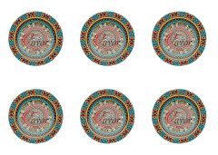 Etnik Mandala Desenli Kumaş 1 mt -6 adet supla