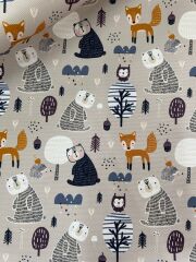 Orman Desenli Kumaş 2