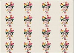 Frida Desenli Runner ve Supla Kumaşı