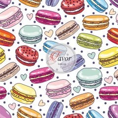 Makaron Desenli Kumaş