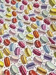 Makaron Desenli Kumaş