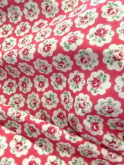Vintage Top Güllü Narçiçeği Zeminli Çiçekli Kumaş