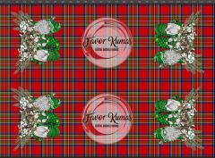 Yılbaşı Temalı Runner ve Supla Kumaşı 3 1 mt -2 adet runner