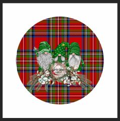 Yılbaşı Temalı Runner ve Supla Kumaşı 3 1 mt - supla 6 adet