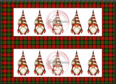 Yılbaşı Temalı Runner ve Supla Kumaşı 2 1 mt -2 adet runner