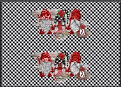 Cüce Baskılı Runner ve Supla Kumaşı 1 mt -2 adet runner