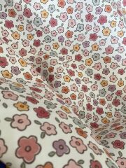 Soft Renkli Çıtır Çiçek Desenli Kumaş