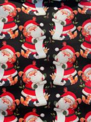 Noel Baba Desenli Kumaş 2