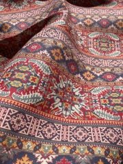 Etnik Motif Desenli Kumaş 3