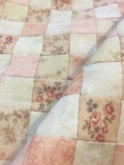 Patchwork Yorgan Desenli Kumaş