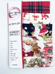 Yılbaşı Desenli Hobi Kumaş Seti