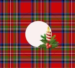 YılbaşıDesenli Kahve Supla Kumaşı