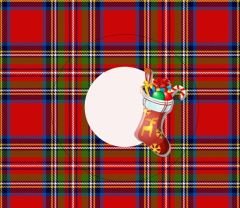 YılbaşıDesenli Kahve Supla Kumaşı