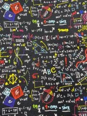 Matematik Desenli Kumaş 2