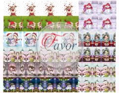 Yılbaşı Desenli Cüzdan Kumaşı