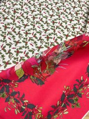 Kokina Desenli Masa Örtüsü Kumaşı