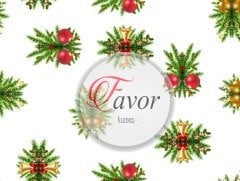 Yılbaşı Temalı Runner ve Supla Kumaşı 6