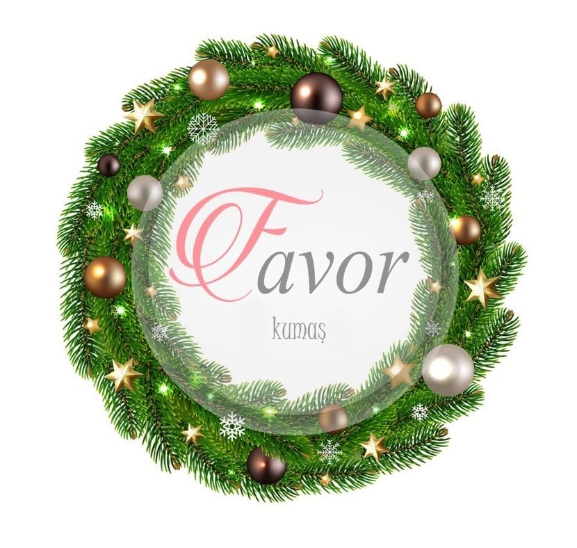 Yılbaşı Temalı Runner ve Supla Kumaşı 6