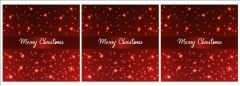 Merry Christmas Yazılı Kırlent Kumaşı 3