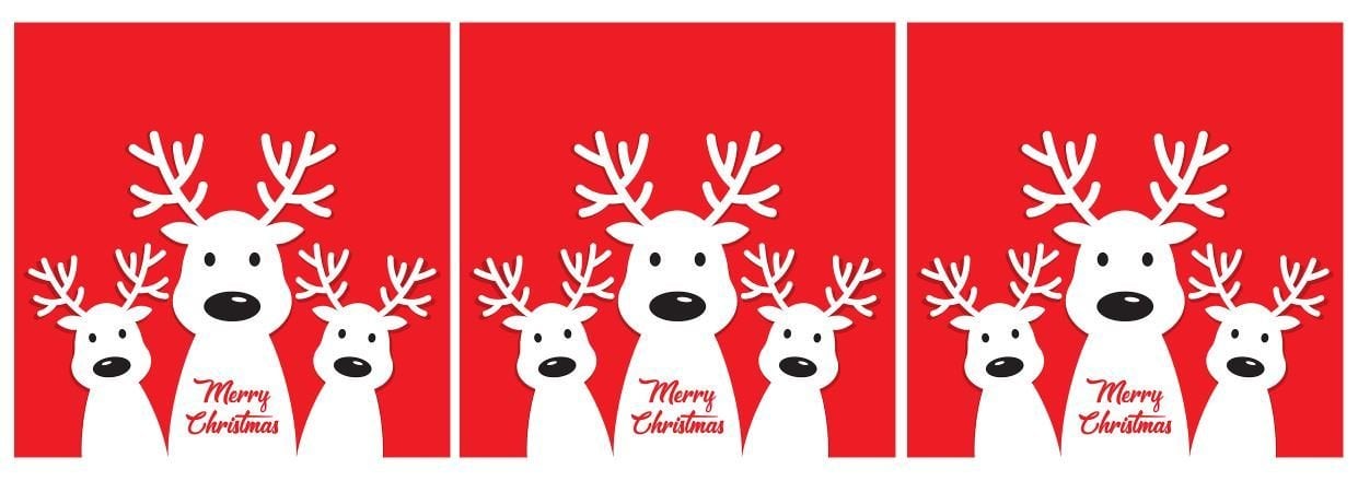 Geyik Desenli Kırlent Kumaşı