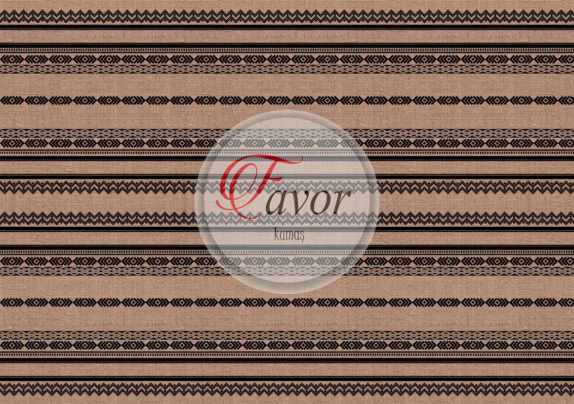 Keten Zemin Mandala Runner ve Supla Kumaşı 1 mt keten runner