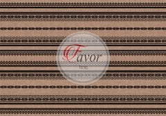 Keten Zemin Mandala Runner ve Supla Kumaşı 1 mt keten runner