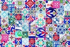 Parça Seramik Desenli Kumaş