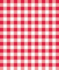 Kırmızı Pötikare Desenli Kumaş