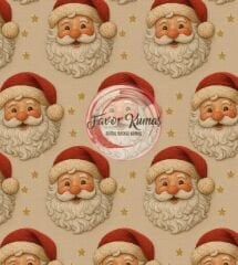 Noel Baba Masalı Desenli Kumaş