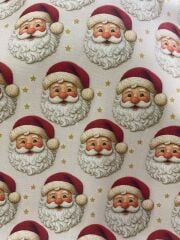 Noel Baba Masalı Desenli Kumaş