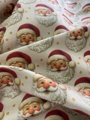 Noel Baba Masalı Desenli Kumaş