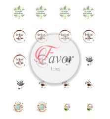 Kahve Supla Desen Baskılı Kumaş