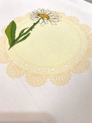 Çiçek Desenli Supla Kumaşı