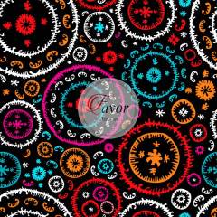 Mandala Desenli Kumaş 2