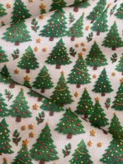 Yeniyıl Çamları Desenli Kumaş