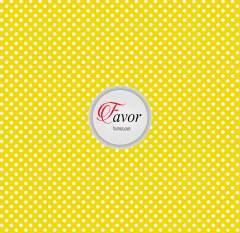 Küçük Puantiye Desenli Kumaş sarı