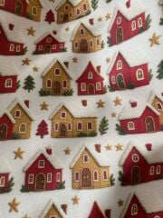 Yılbaşı Köyü Desenli Kumaş