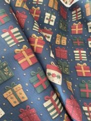 Yılbaşı Hediyeleri Desenli Kumaş