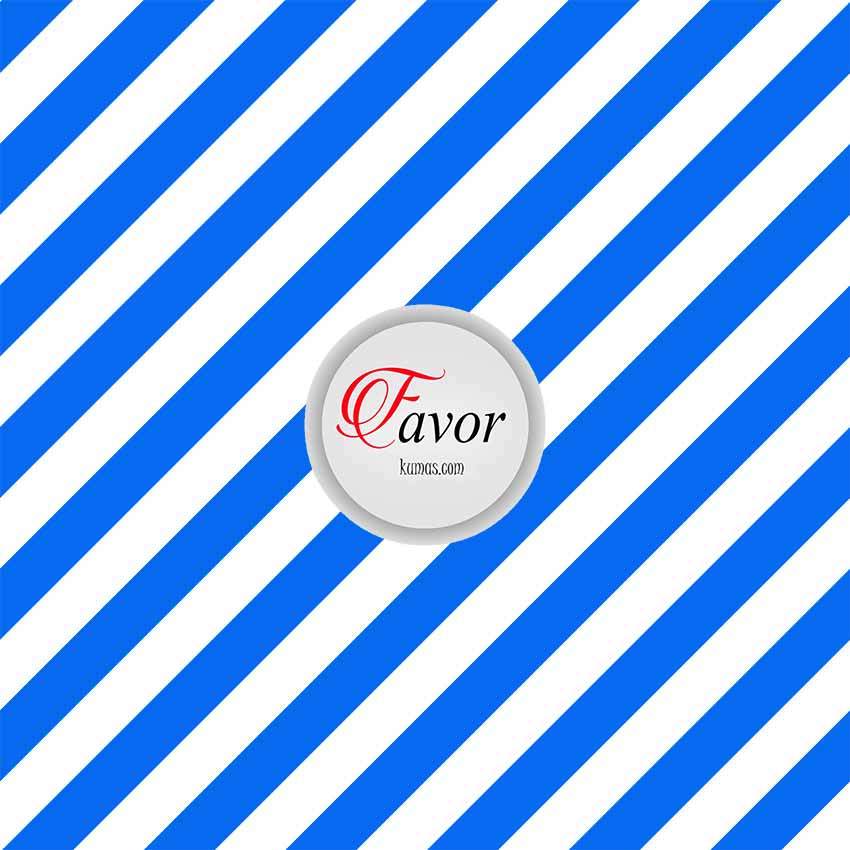 Çapraz Çizgili Kumaş mavi