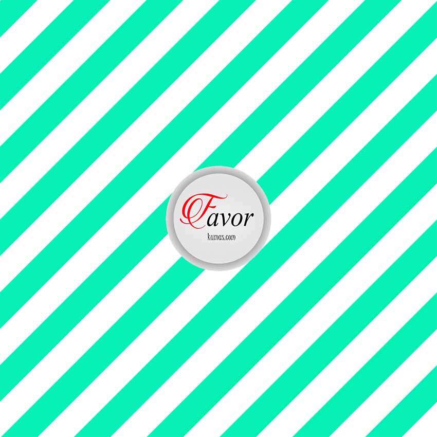 Çapraz Çizgili Kumaş mint