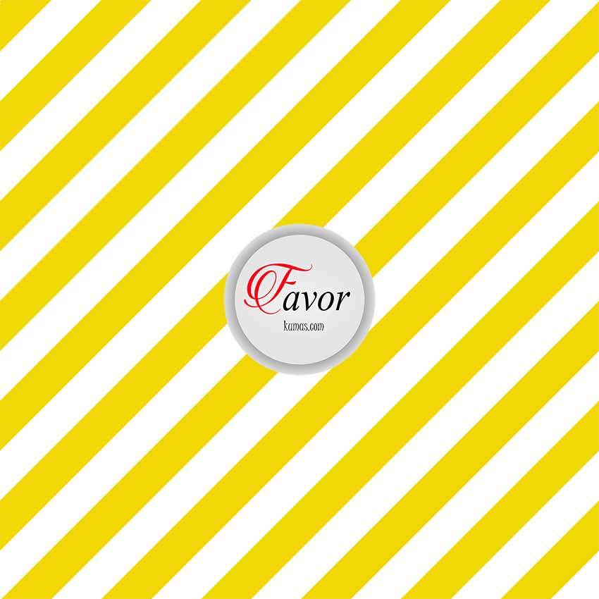 Çapraz Çizgili Kumaş sarı