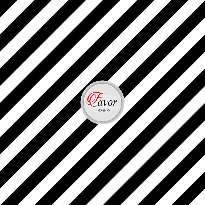 Çapraz Çizgili Kumaş siyah